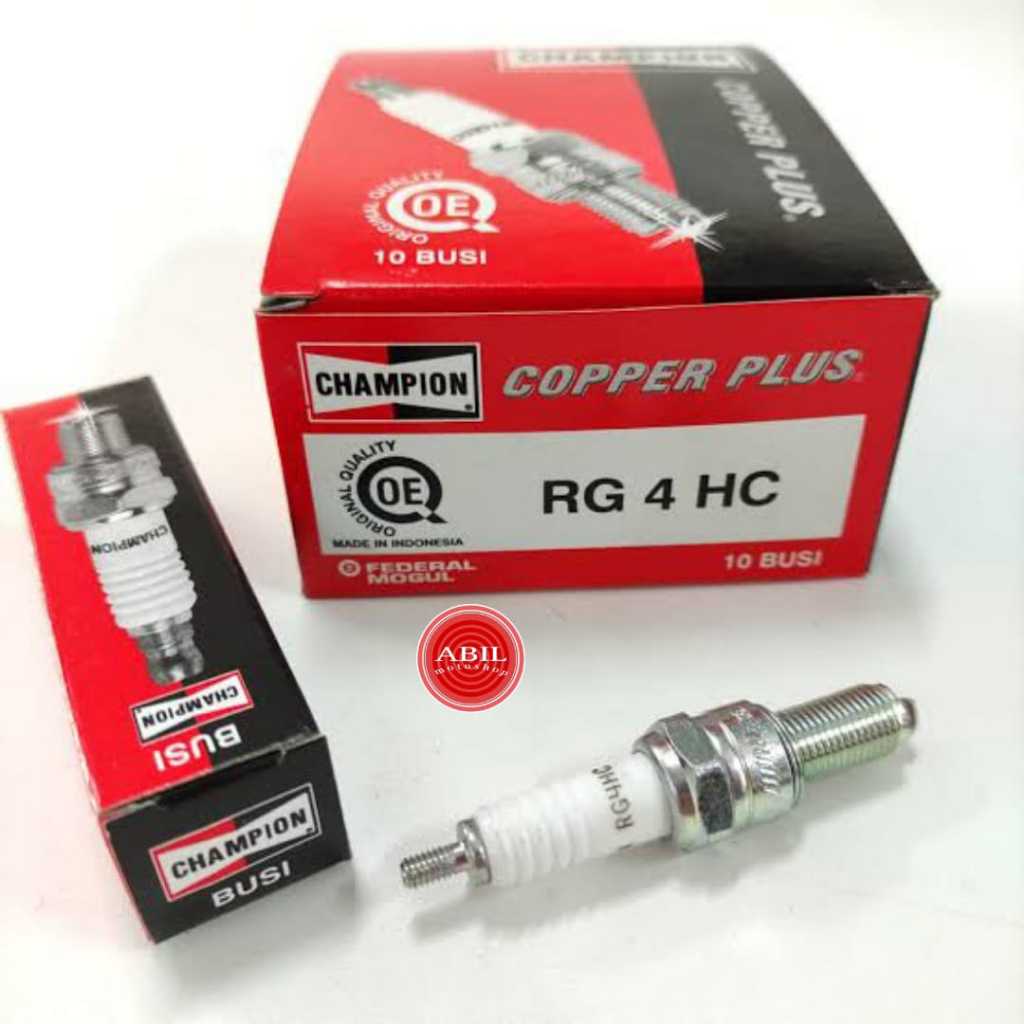 busi champion RG 4 HC original asli beat, vario, nmax, cbr 150R vixion/BUSI CHAMPION