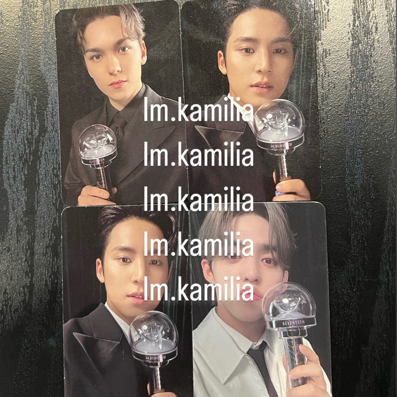 PHOTOCARD CARATZONE MINGYU SCOUPS VERNON JAKARTA JKT OFFICIAL