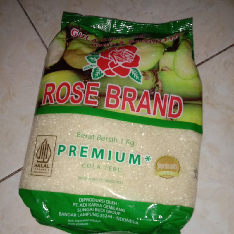 

Rose Brand gula kristal putih premium 1 kg
