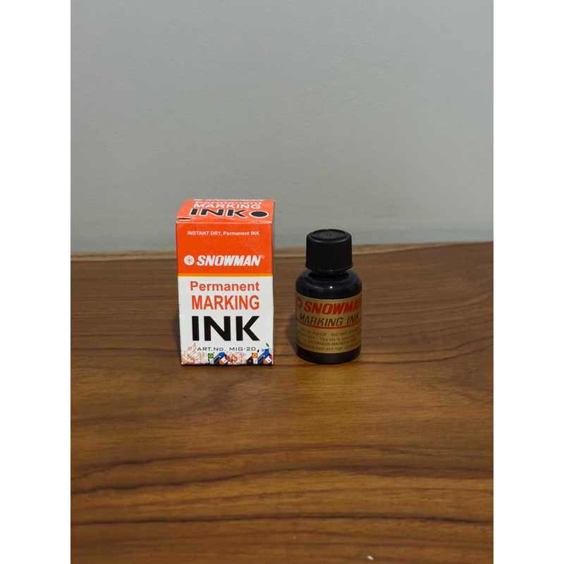 

Isi Tinta Snowman Permanent Marking Ink Hitam