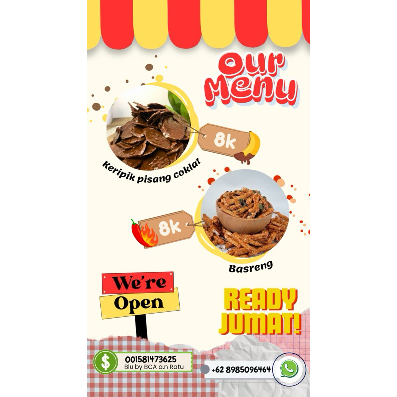 

basreng pisang utk org imut