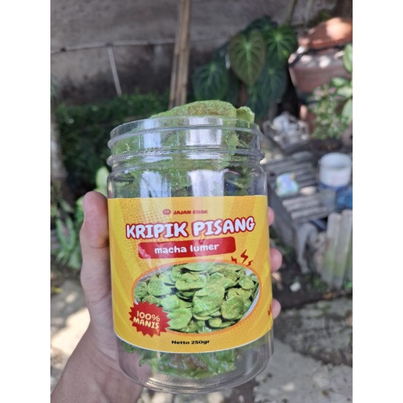 

Kripik pisang macha lumer 600ml