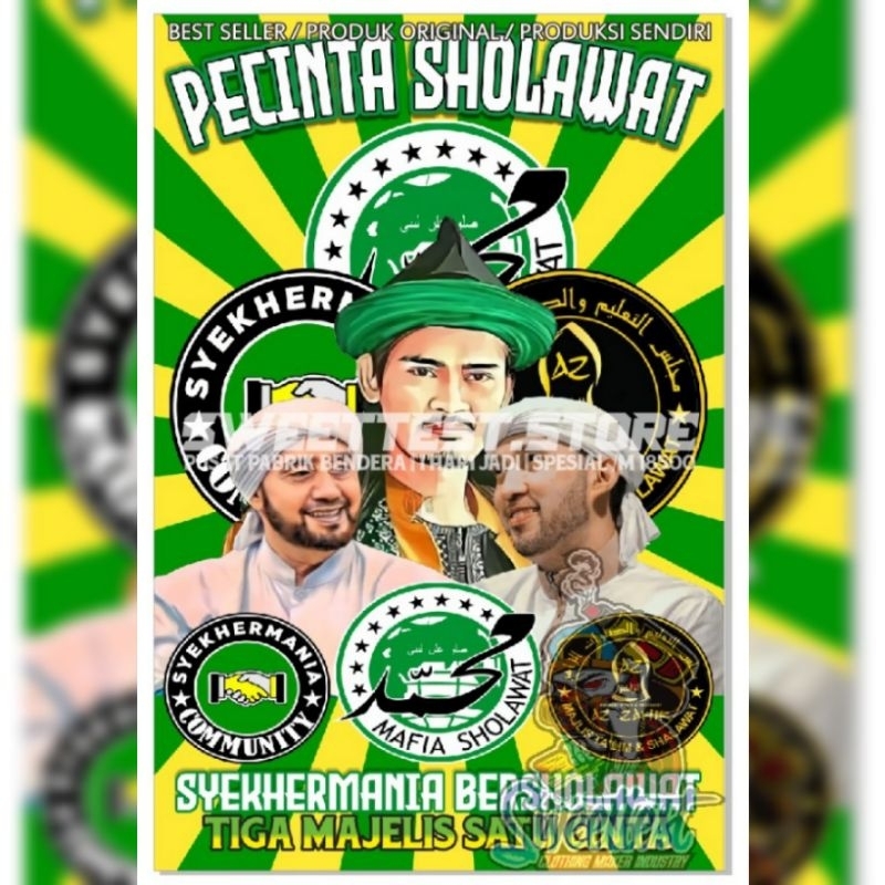 BEST SELLER + 1 HARI JADI + FREE STICKER, BENDERA PRINTING CUSTOM, GIANTFLAG PRINTING CUSTOM, MINIFL