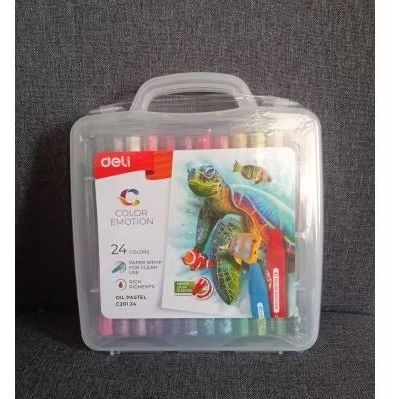 

Crayon Deli 24warna / Oil Pastel Deli C201 24warna