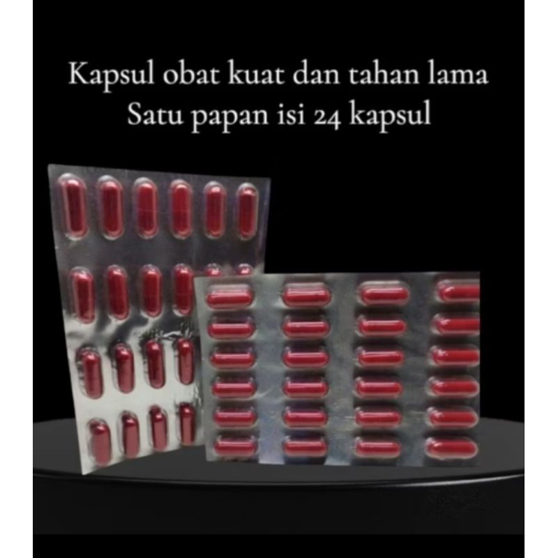 Kapsul Obat Kuat Tahan Lama pria dewasa 24 kapsul (Privasi aman)