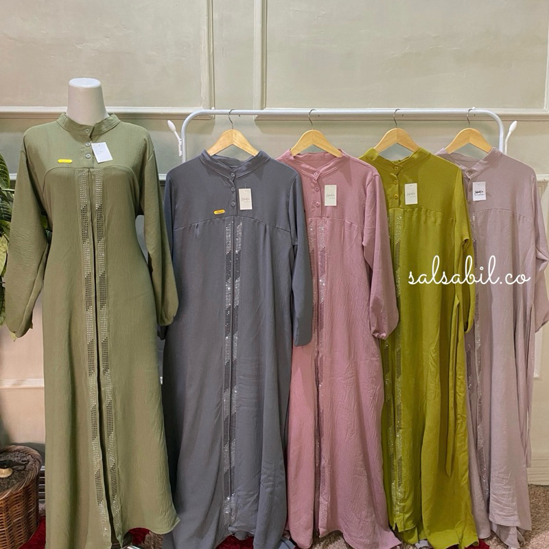 Gamis Cringkle Payet || Shadira Dress