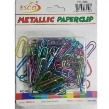 

( 1 pak ) Paper Clips / Klip Kertas Metalic