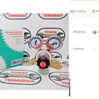 

Regulator Acetylene Las WIPRO AR-03 Welding Asetilin Asetelin Asetilen