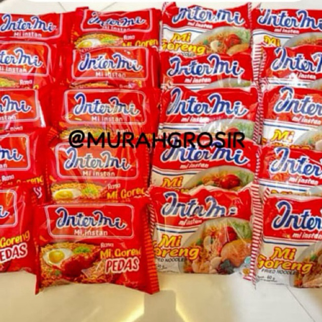 

[ISI 20 BUNGKUS] MIX INTERMIE GORENG DAN PEDAS
