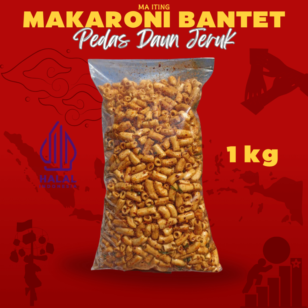 

Makaroni Bantet Pedas Daun Jeruk 1kg