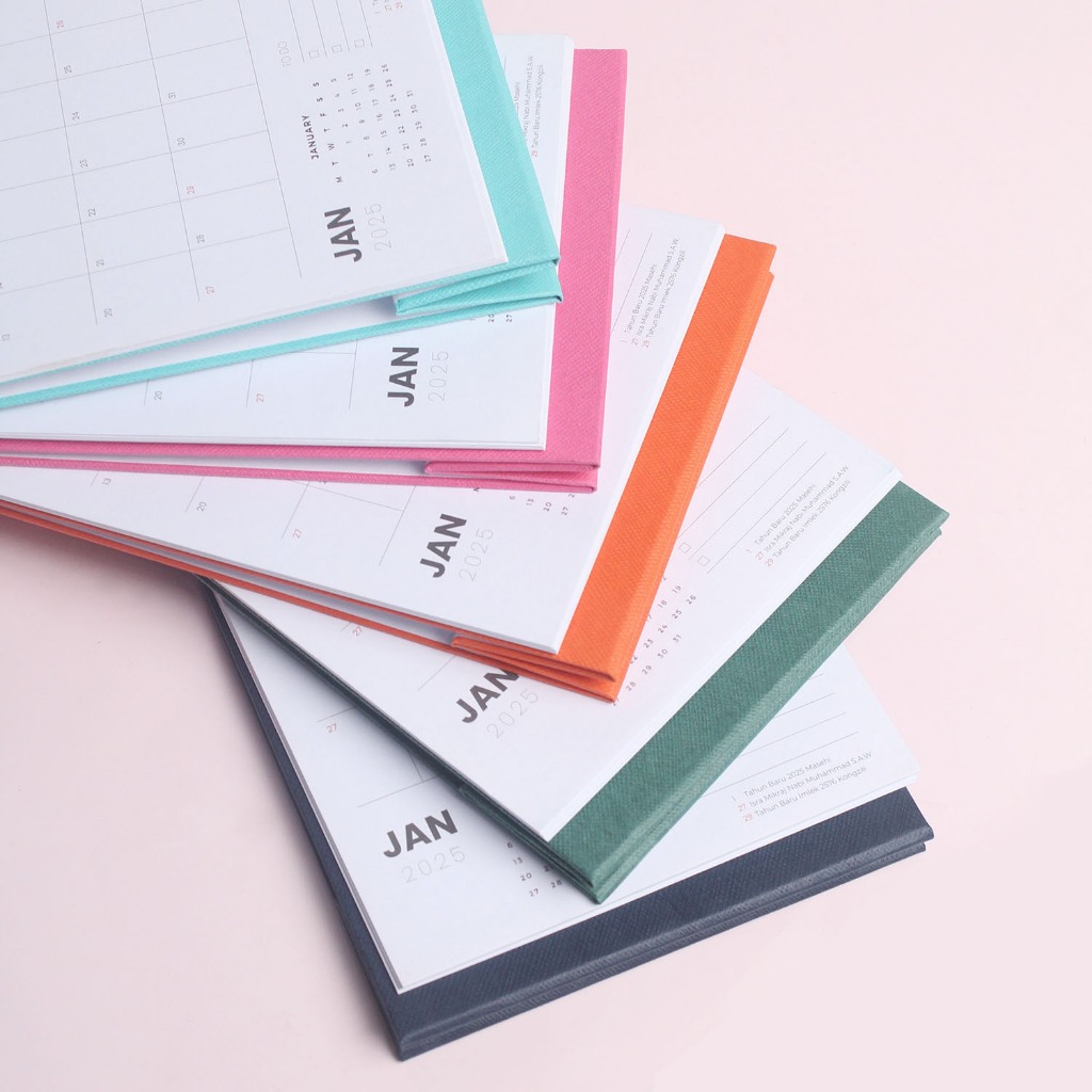 

bukuqu Calendar 2025 Uk B6 Portrait #Colorfull - Kalender berdiri - Kalender lucu