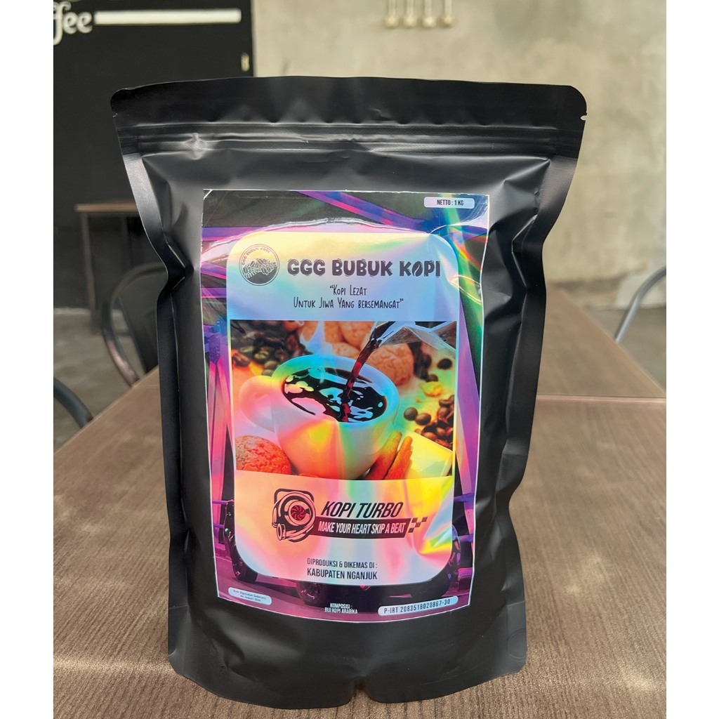 

Bubuk Kopi Turbo Ggg Isi 1kg Rasa Mantab Premium