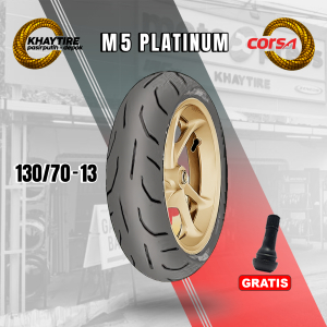 Ban Belakang Motor NMAX - ADV - PCX160 CORSA PLATINUM M5 130/70 Ring 13 Tubeless