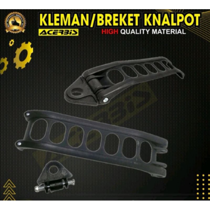 Kleman Knalpot Breket Knalpot Acerbis Ninja 150 R RR SS