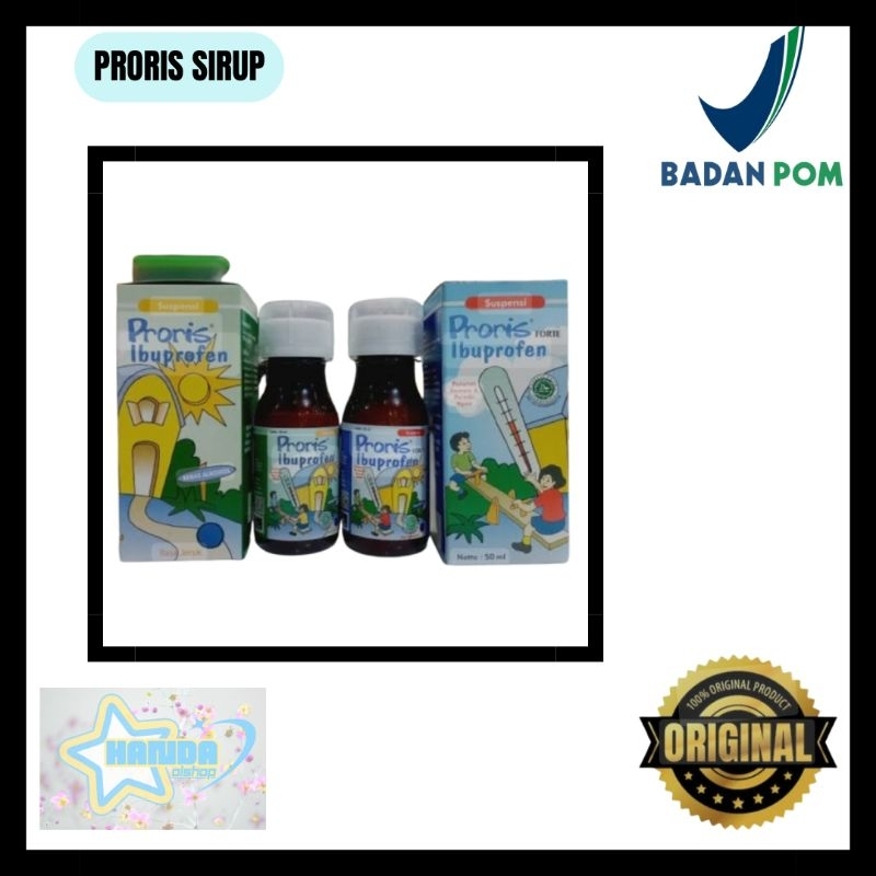 PRORIS SIRUP PRORIS FORTE Ibuprofen anak