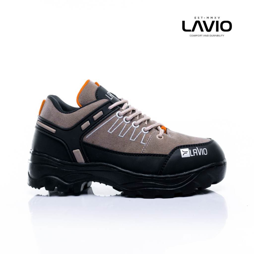 Sepatu Cewek Boots Low Safety Shoes Ujung Besi Size 36-39 Lavio Leacher Cewek