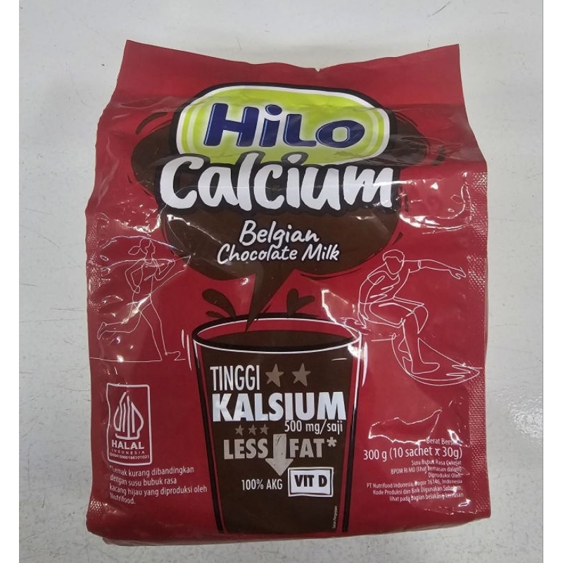 

Hilo Calcium Belgian Chocolate 300g Pouch (isi 10 sachet×30g)