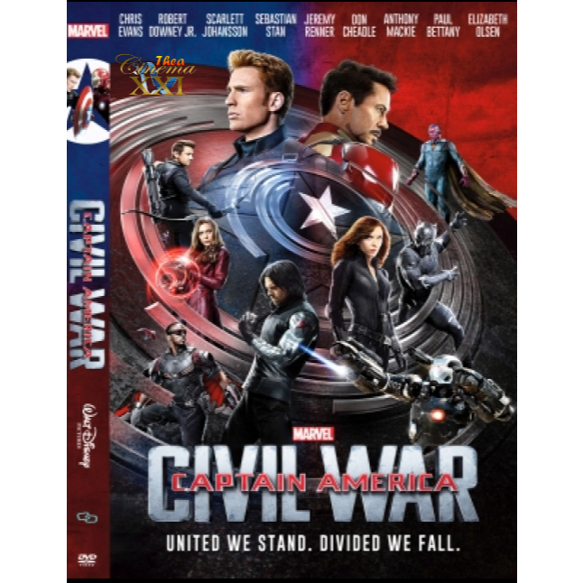 Kaset DVD Movie Box Office :  Captain America Civil War (2016)
