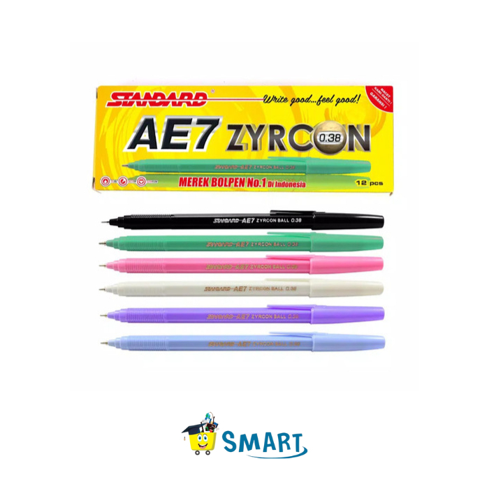 

(1PAK ISI 12PCS)STANDARD AE7 ZYCRON HITAM