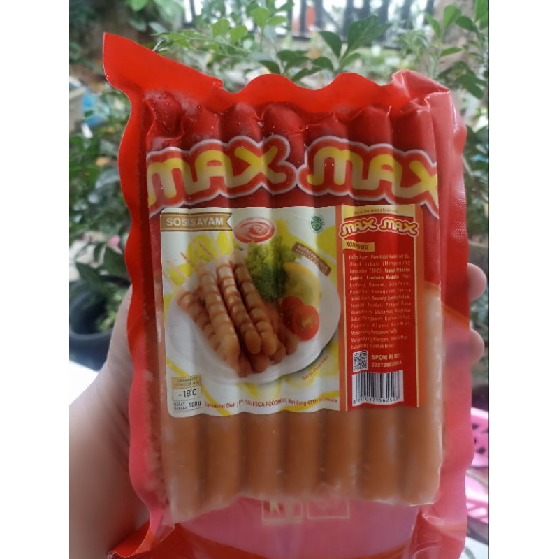 

SOSIS AYAM MAX KECIL isi 15pcs 500gram