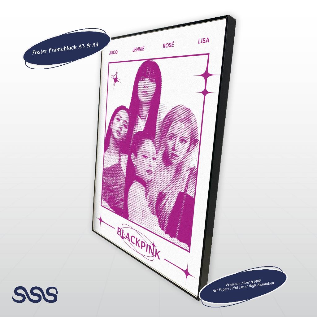 POSTER BLACKPINK / AESTHETIC POSTER / POSTER FRAMEBLOCK