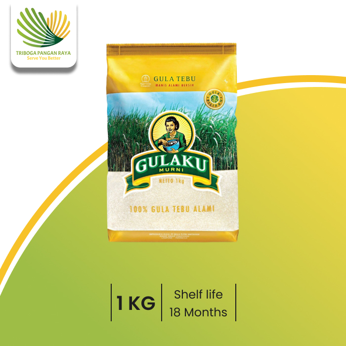 

Gulaku gula tebu premium/kuning 1kg