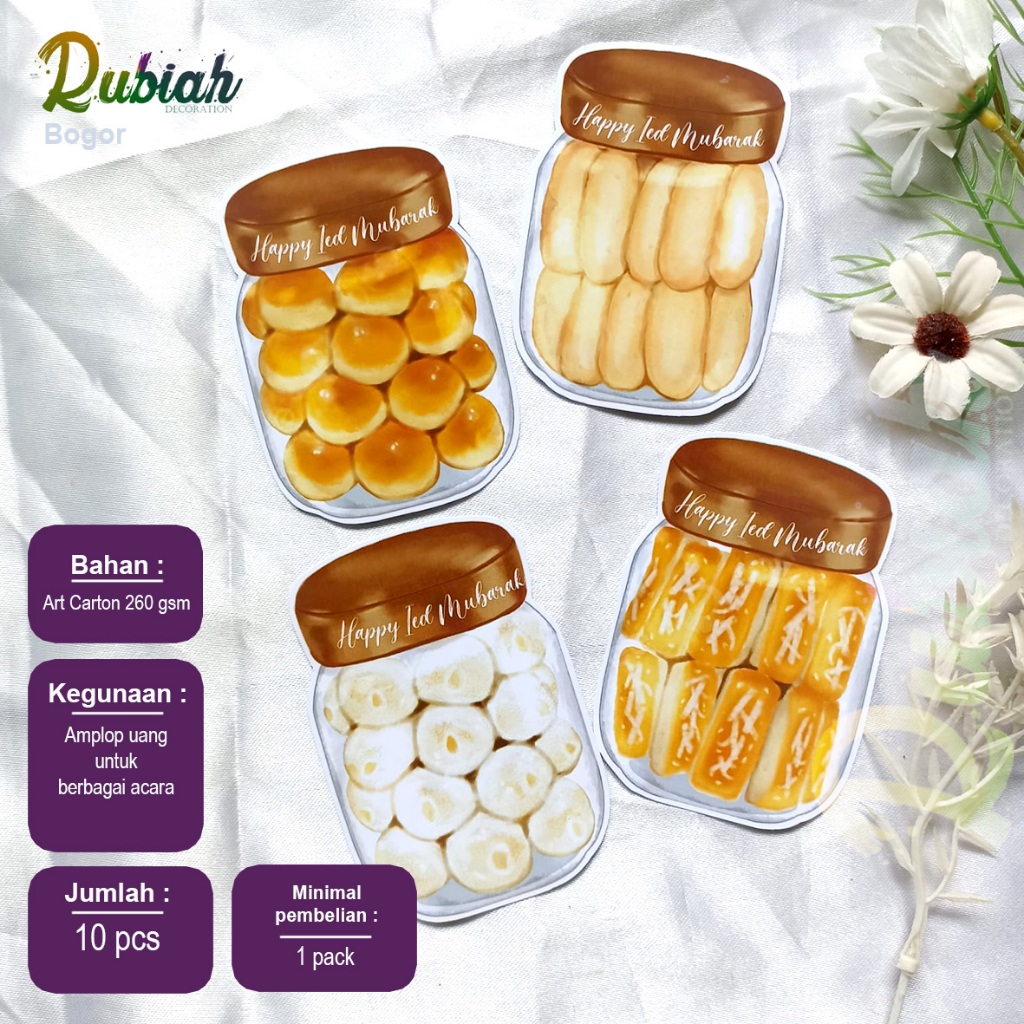 

Amplop angpau karakter LebaranToples Kue