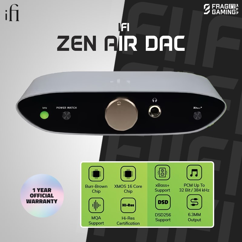 iFi Zen Air DAC Hi-Res Headphone DAC Amplifier with MQA / DAC AMP