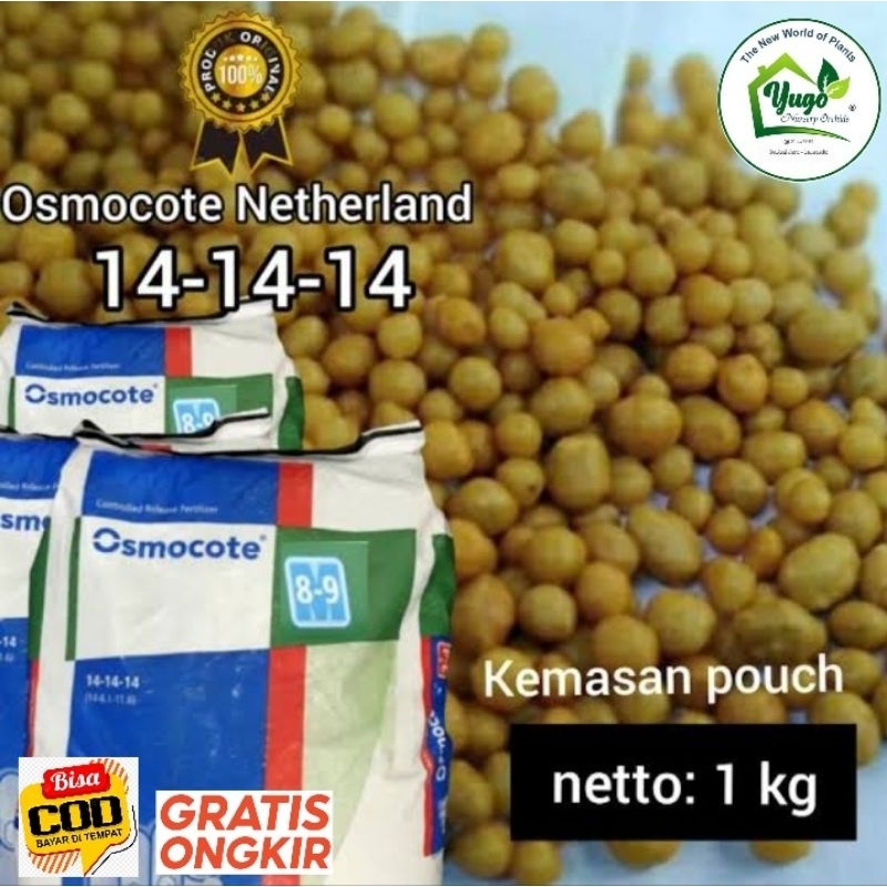 Pupuk Slow Release Premium 1kg Osmocote Decastar 14-14-14  dan 24-8-13+TE untuk Bonsai