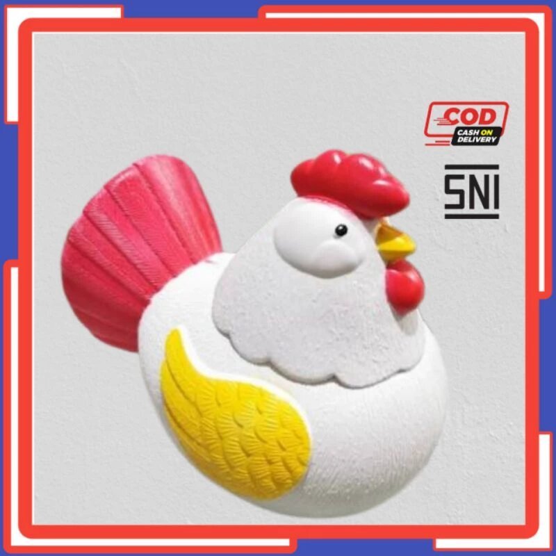 Celengan Plastik Karakter Ayam Celengan Plastik Karakter