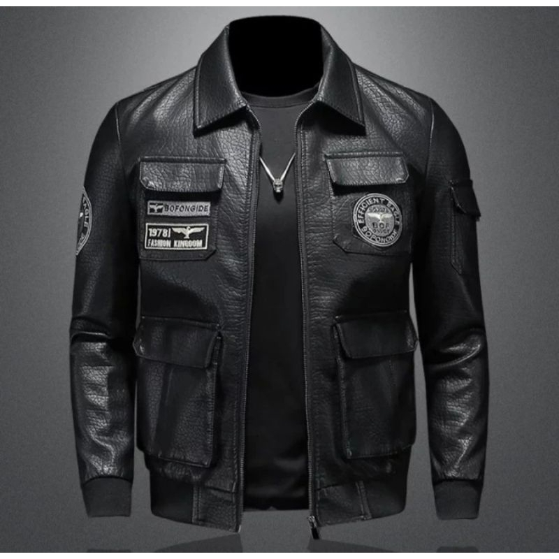 Jaket Kulit Pilot Garuda Indonesia | Jaket Kulit Asli Garut | Jaket Kulit Keren