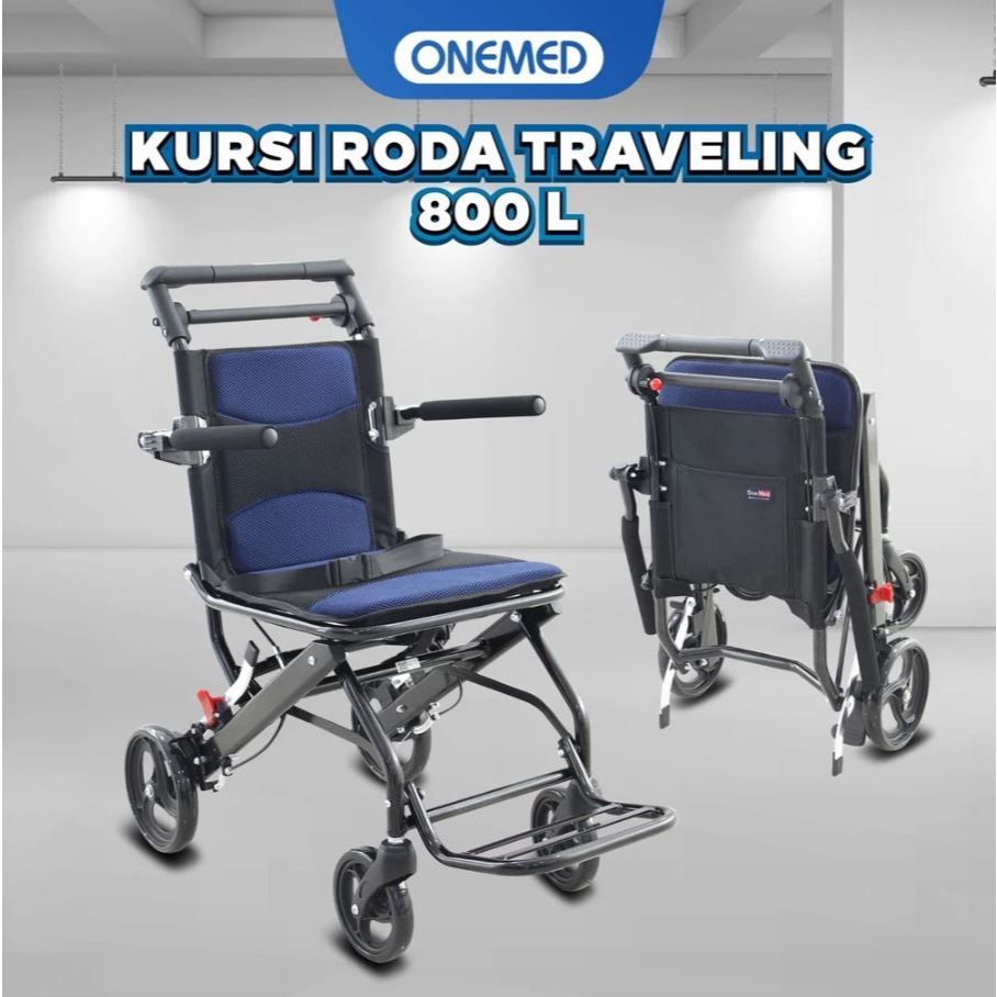 Kursi Roda Onemed – Travelling FS 800 L Blue by Mamasewa
