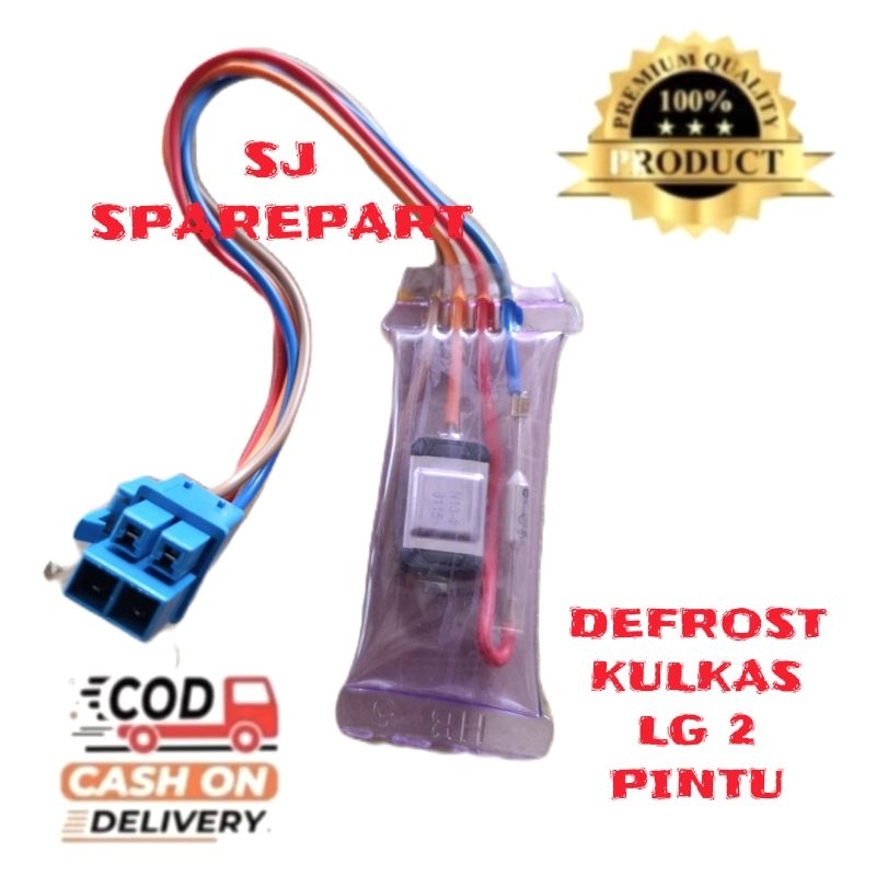 DEFROST - BIMETAL - FIUS SENSOR SUHU KULKAS LG 2 PINTU