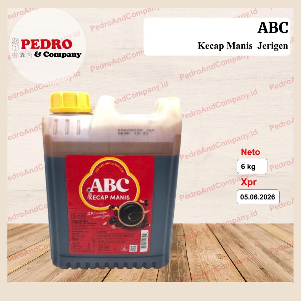 

ABC kecap manis 6 kg - sweet soy sauce jerigen