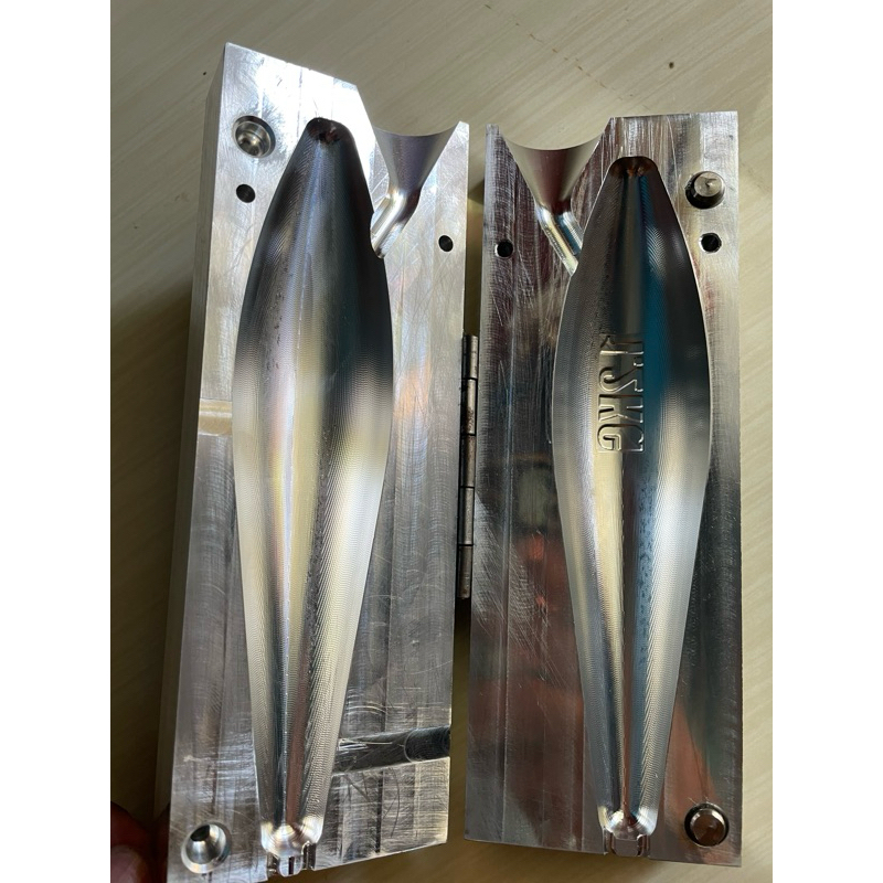 cetakan timah jantung timah pancing ( 1,2 kg )