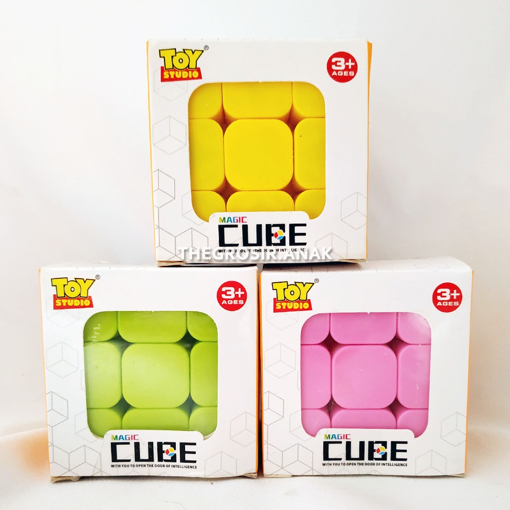 TGA Magic Cube 3x3 KX722 Mainan Asah Otak Rubik Stickerless