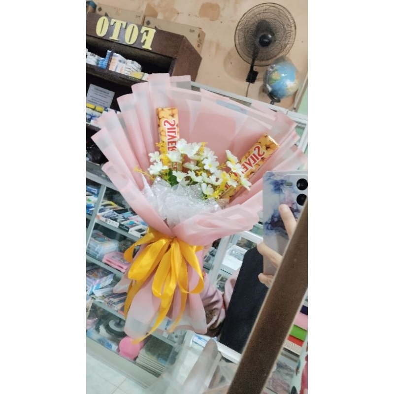 

buket valentine coklat isi 2
