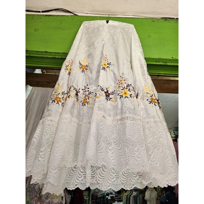 mukena sutra bordir bukittinggi