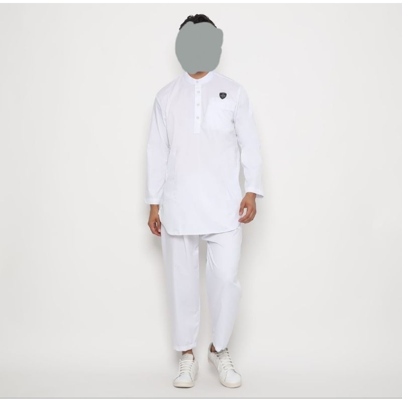 (COD) Stelan Koko Celana Pria Putih Polos Panjang