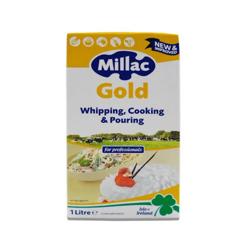 

whipcream whip cream millac gold whipping