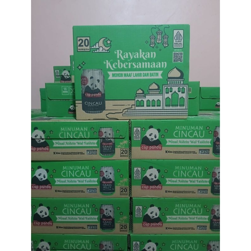 

Promo Cincau Cap Panda Kaleng 310g 1 dus isi 20 kaleng