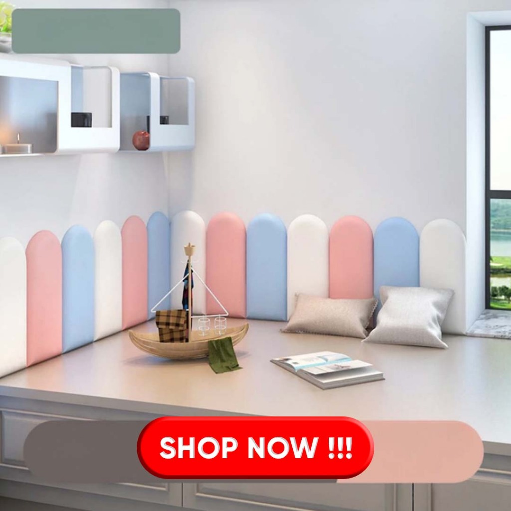 Headboard WallPanel Wallpaper 20x60 cm  Dinding 3D Ready stok Premuim