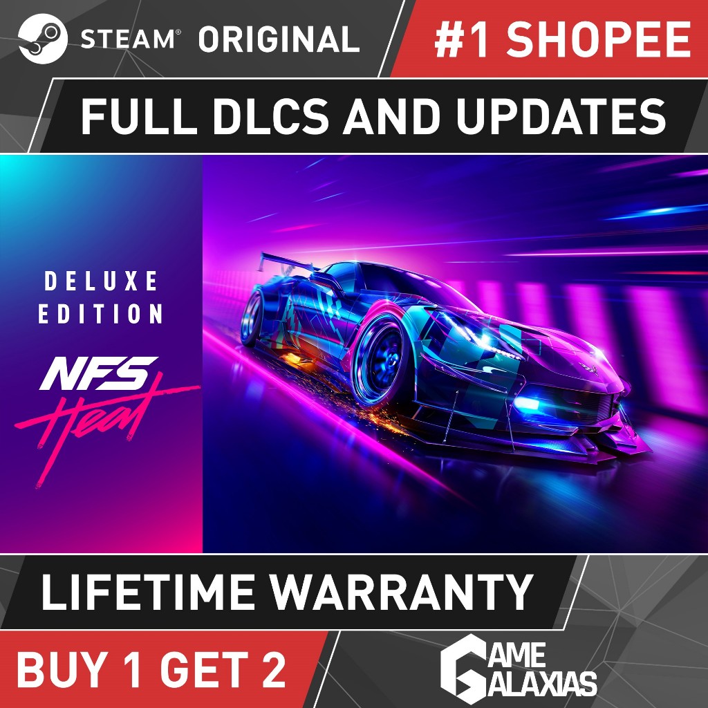 NFS HEAT / NEED FOR SPEED HEAT DELUXE EDITION PC ORIGINAL
