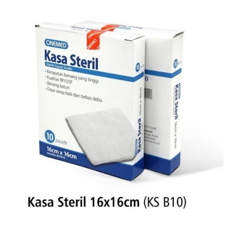 Kasa Steril OneMed 16cm x 16cm kasa steril ONEMED 16 x 16