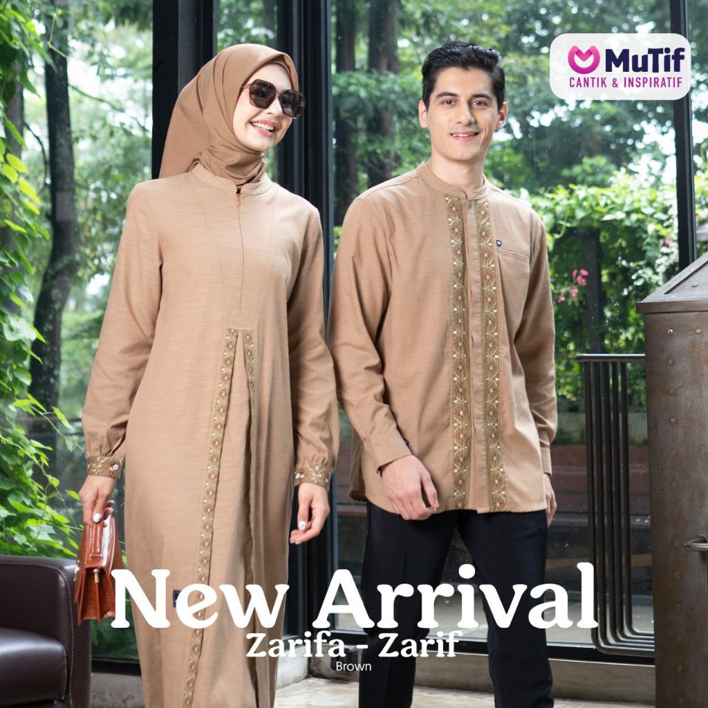 COUPLE MUTIF ZARIFA ZARIF / COUPLE MUTIF TERBARU / MUTIF ZARIFA / MUTIF MAN ZARIF / COUPLE BRAND MUT