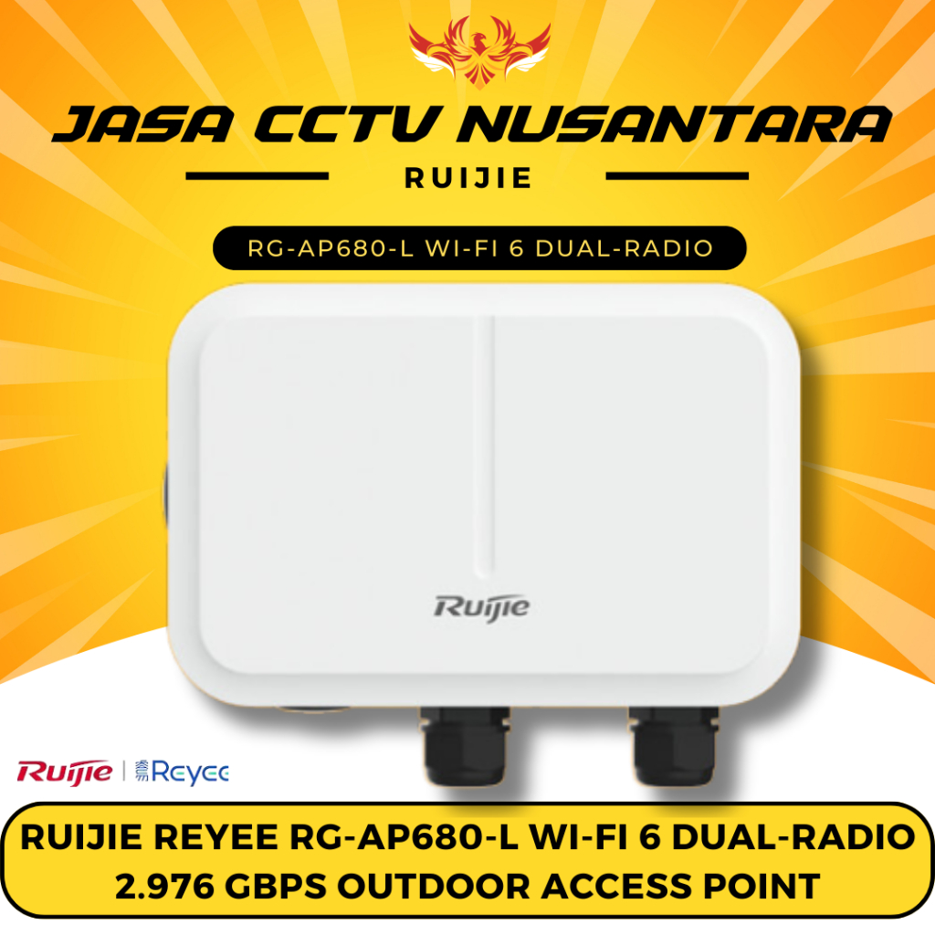 RUIJIE REYEE RG-AP680-L WI-FI 6 DUAL-RADIO 2.976 GBPS OUTDOOR ACCESS POINT