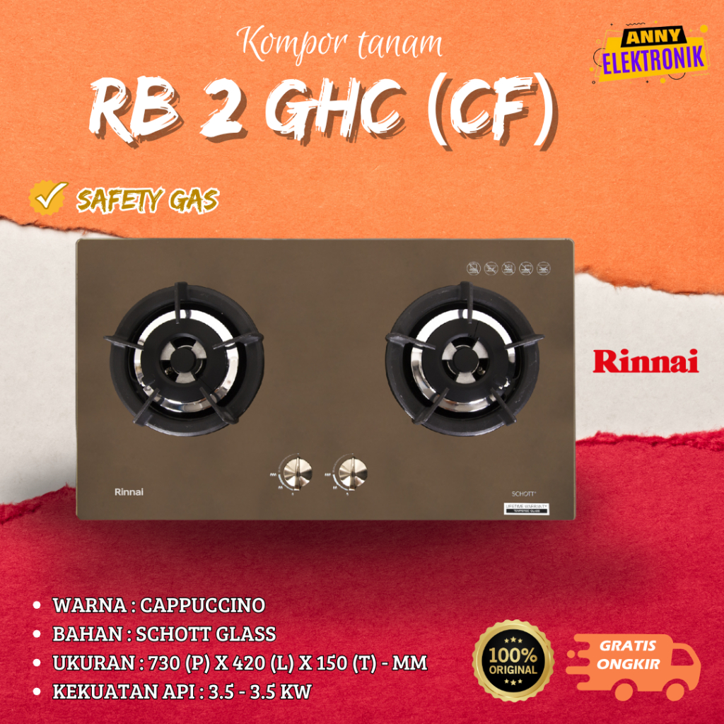 KOMPOR TANAM RINNAI RB 2 GHC (CF)