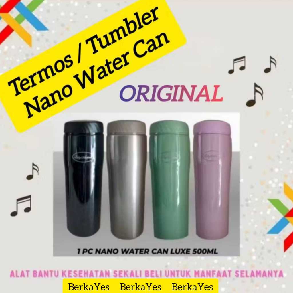Tumbler Thermos Termos Kesehatan Nano Water Can Nano Can Nano LUXE 500ml Whit Fir EBS SMN