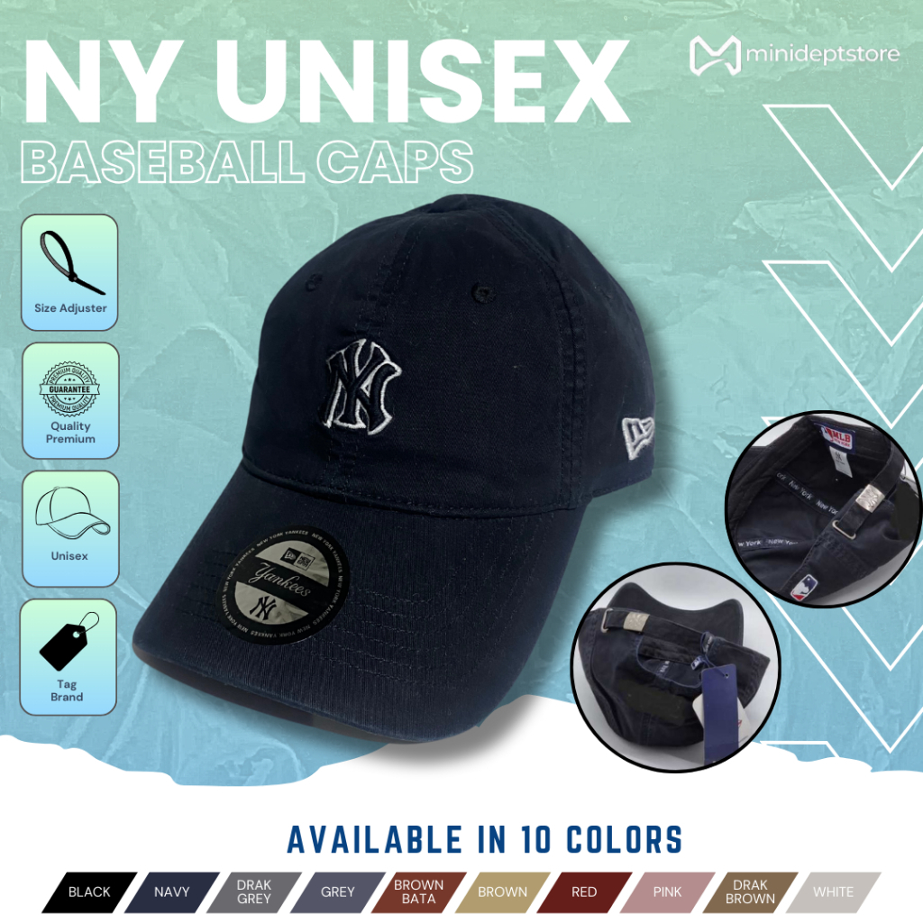 Baseball Caps MLB Topi Baseball Caps NY MLB Unisex Katun