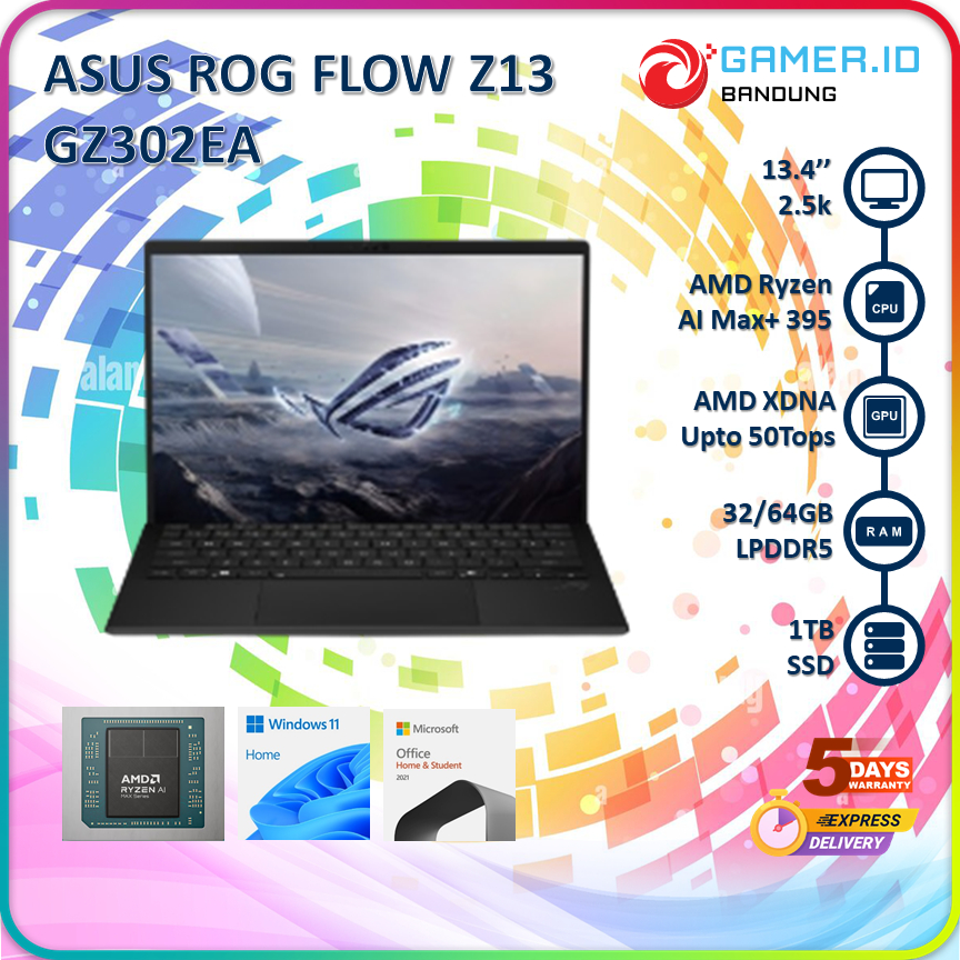 ASUS ROG FLOW Z13 GZ302EA RYZEN AI MAX+ 395 32GB/64GB 1TB 13.4" 2.5K TOUCH IPS